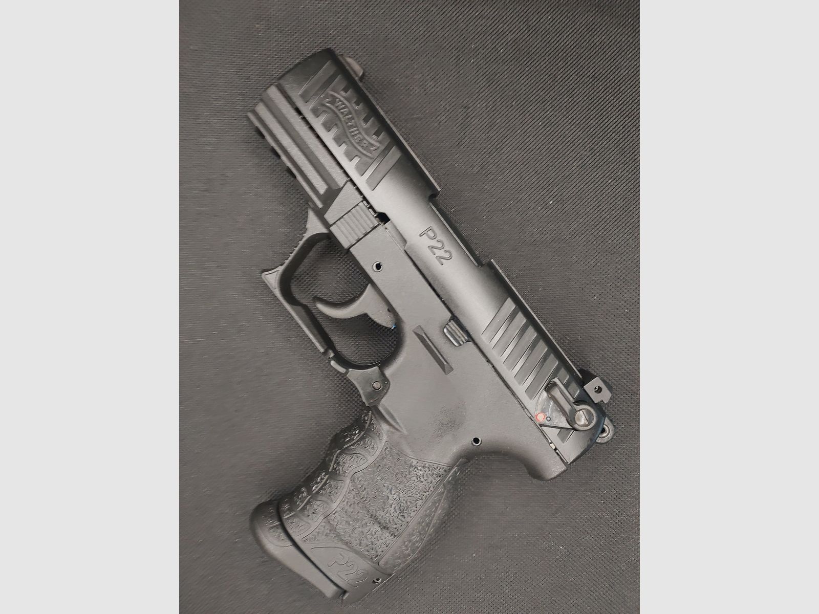 Walther P22Q Schreckschuss Pistool 9mm P.A.K. zwart (PTB 778) [P 22 Q] 2 Magazijnen