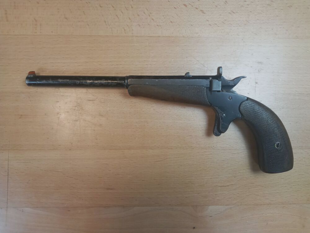 Deutsch Scheibenpistole