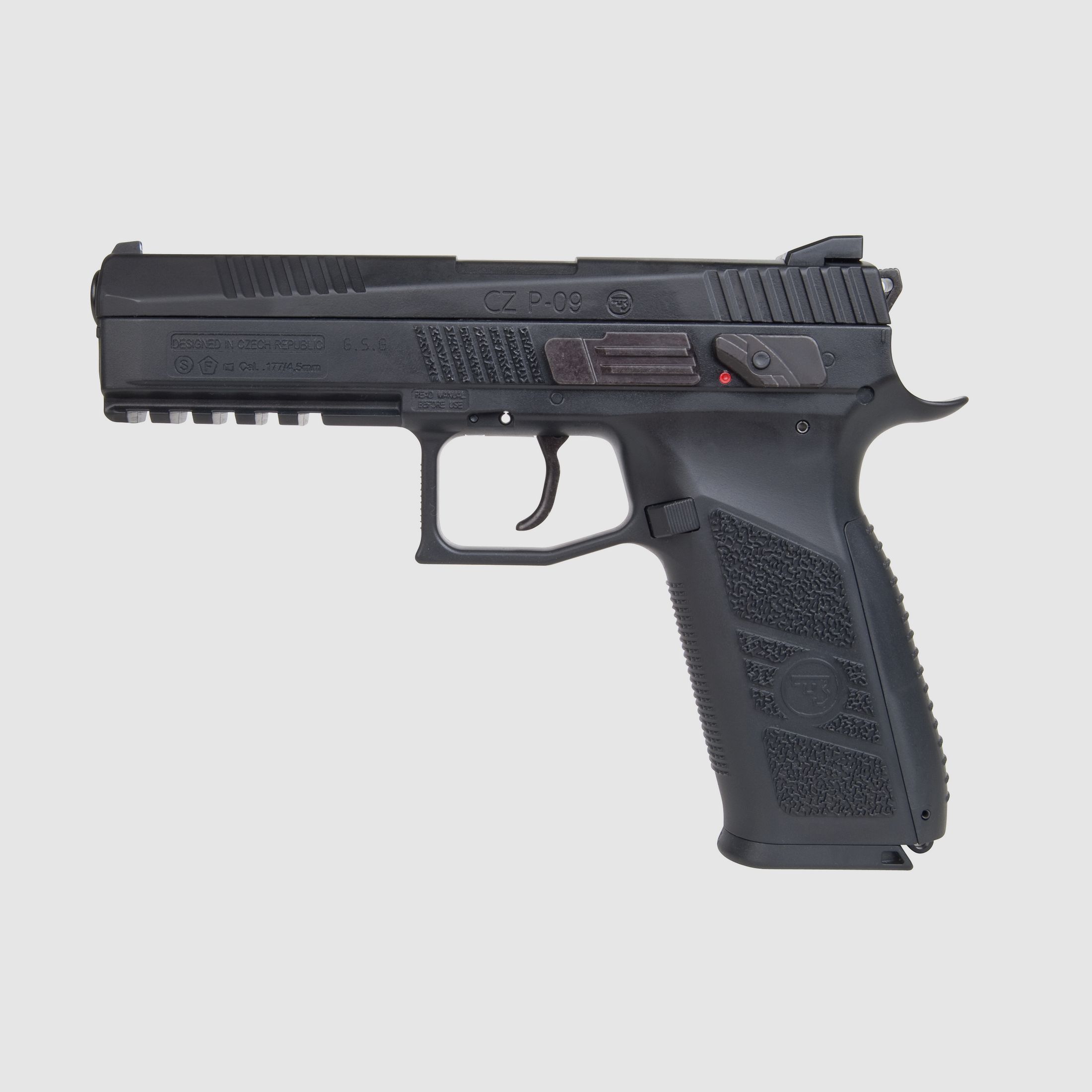 CZ 75 P-09 Duty Schwarz 4,5mm - Druckluft Co2 BlowBack