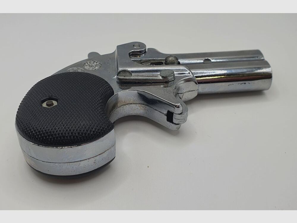 UMAREX UMAREX Derringer 6mm Flobert a Salve (PTB296) - Cromo, Made in Italy, immagine 2 di 10
