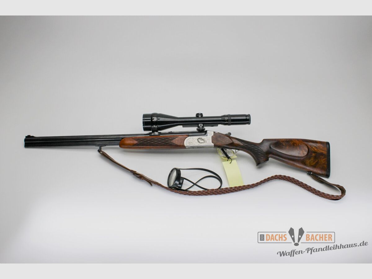 BBF Bockbüchsflinte Antonio Zoli Kal. 16/70 + .6,5x57R mit EStL .22 Hornet und S&B 2,5-10x56, Bild 1 von 8