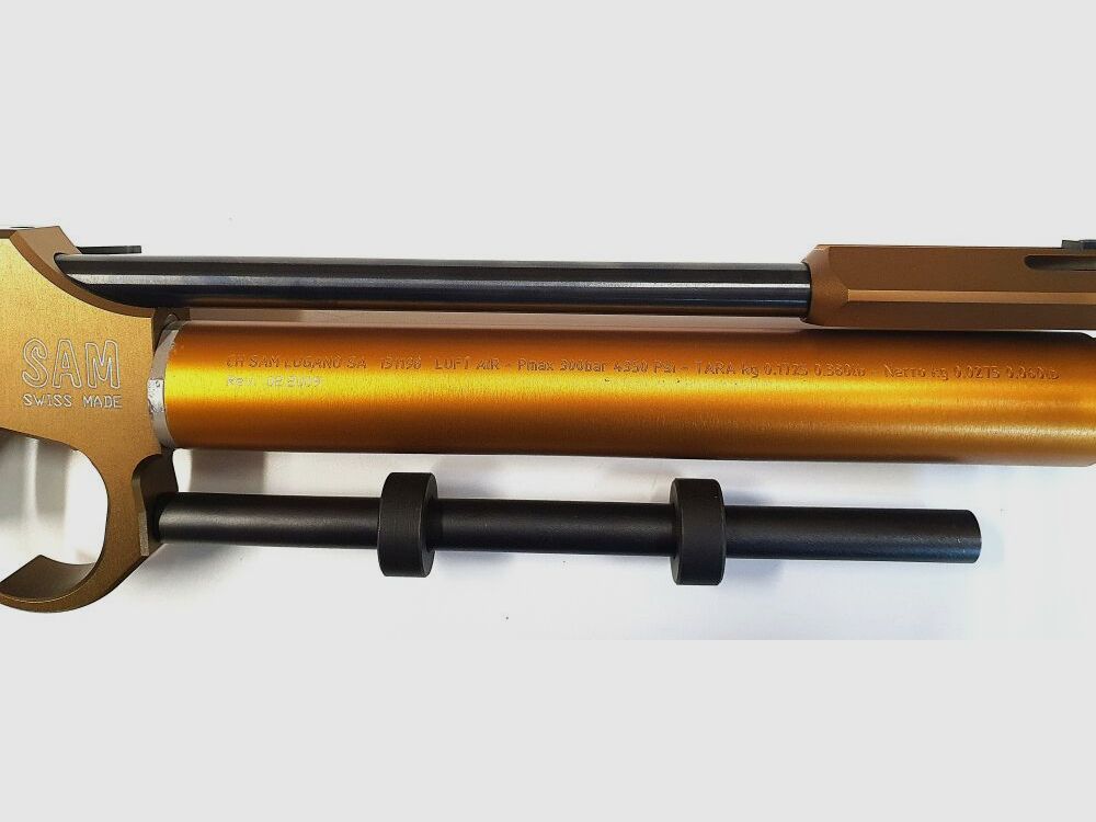 Anschütz Pressdruckpistole SAM M10 Gold-Edition