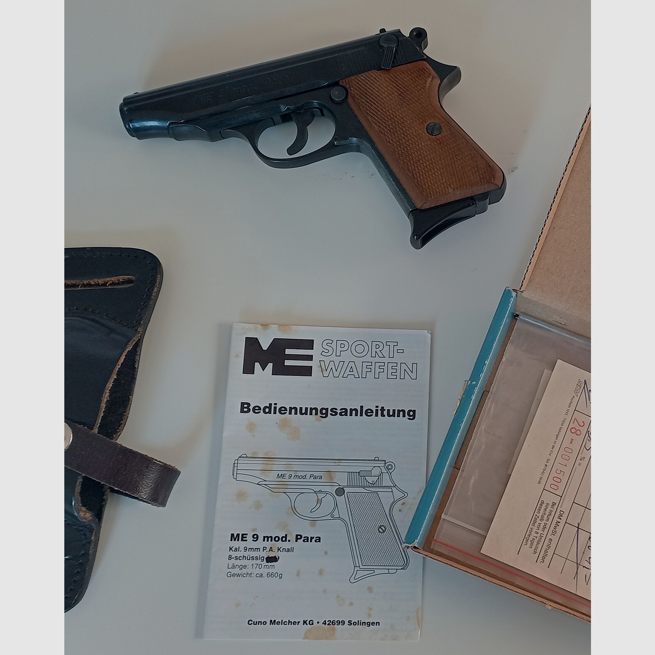 Schreckschusspistole ME 9 Modell Para - bitte lesen !