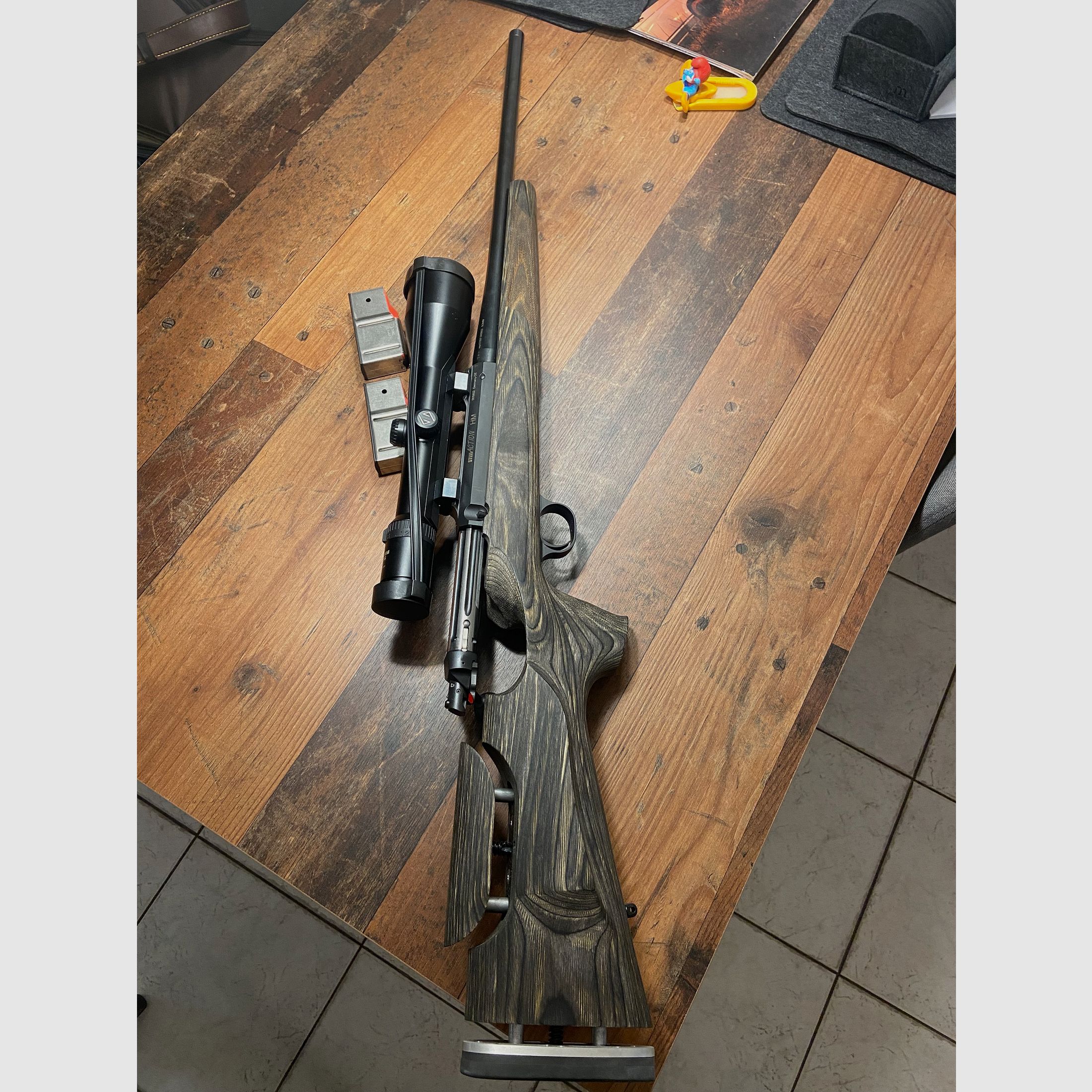 Steel Action 9,3x62 Links Odenwald Schaft Gewinde Zeiss 