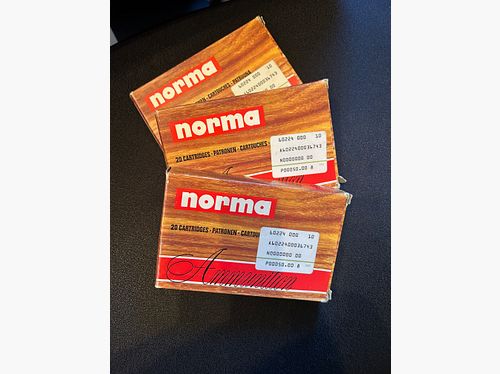 60 pezzi Norma Vulkan 30-06, .3006 Spr., 11,7g / 180grs. stessa partita