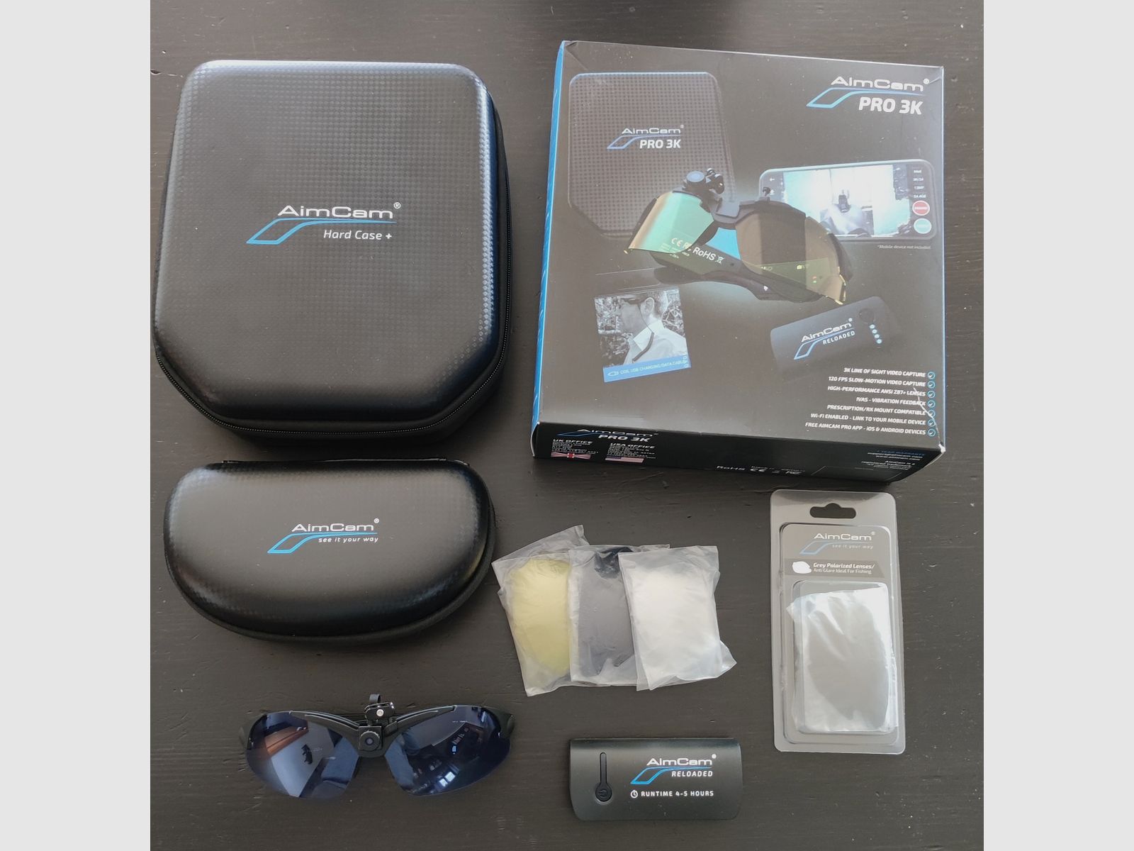 AimCam Pro 3K Fully Loaded Kit (Neuwertiger Zustand!)