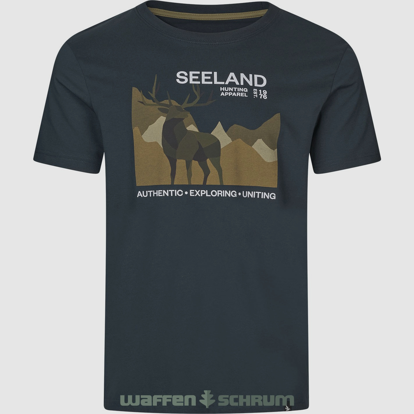 Seeland T-Shirt Fragment Dark Navy