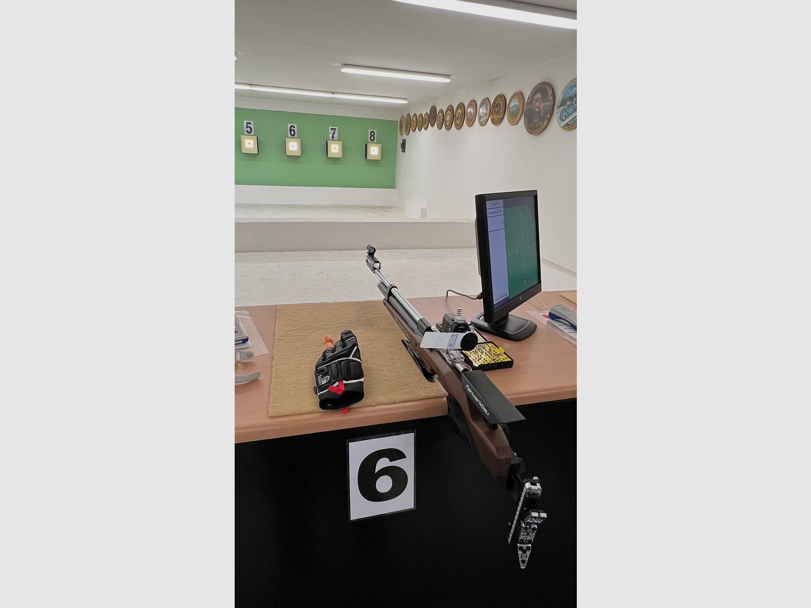 Feinwerkbau Luftgewehr 800 W Match Nussbaum Rechtshand  Größe M, Bild 4 von 5