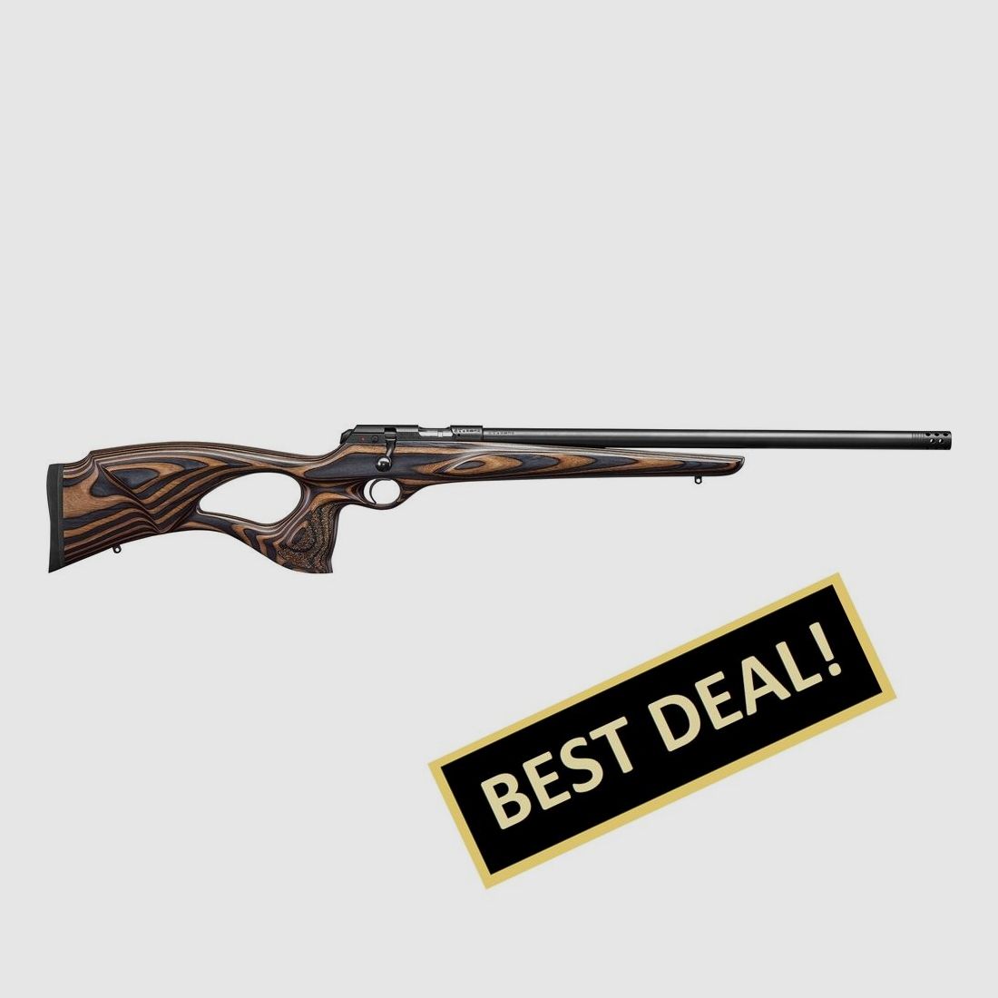 CZ 457 Thumbhole looplengte 525 mm, kaliber .22 lfb. herhalingsgeweer