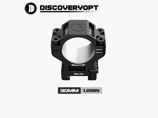 DISCOVERYOPT Colliers ALU 7075 30mm H 1,26 pouces Picatinny