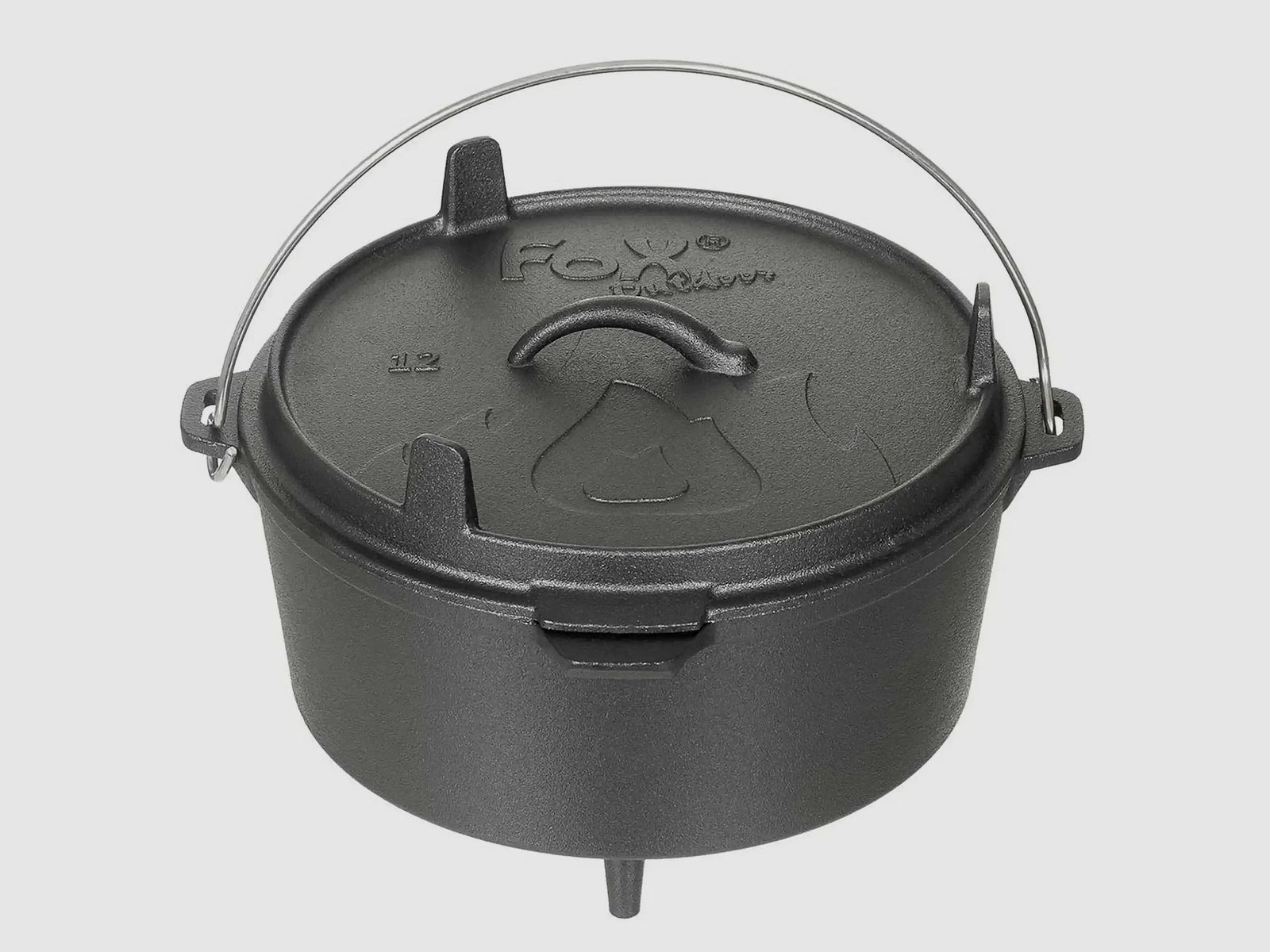 Fox Outdoor Fox Outdoor Fire Pot Dutch Oven Cast Iron 5.7 L