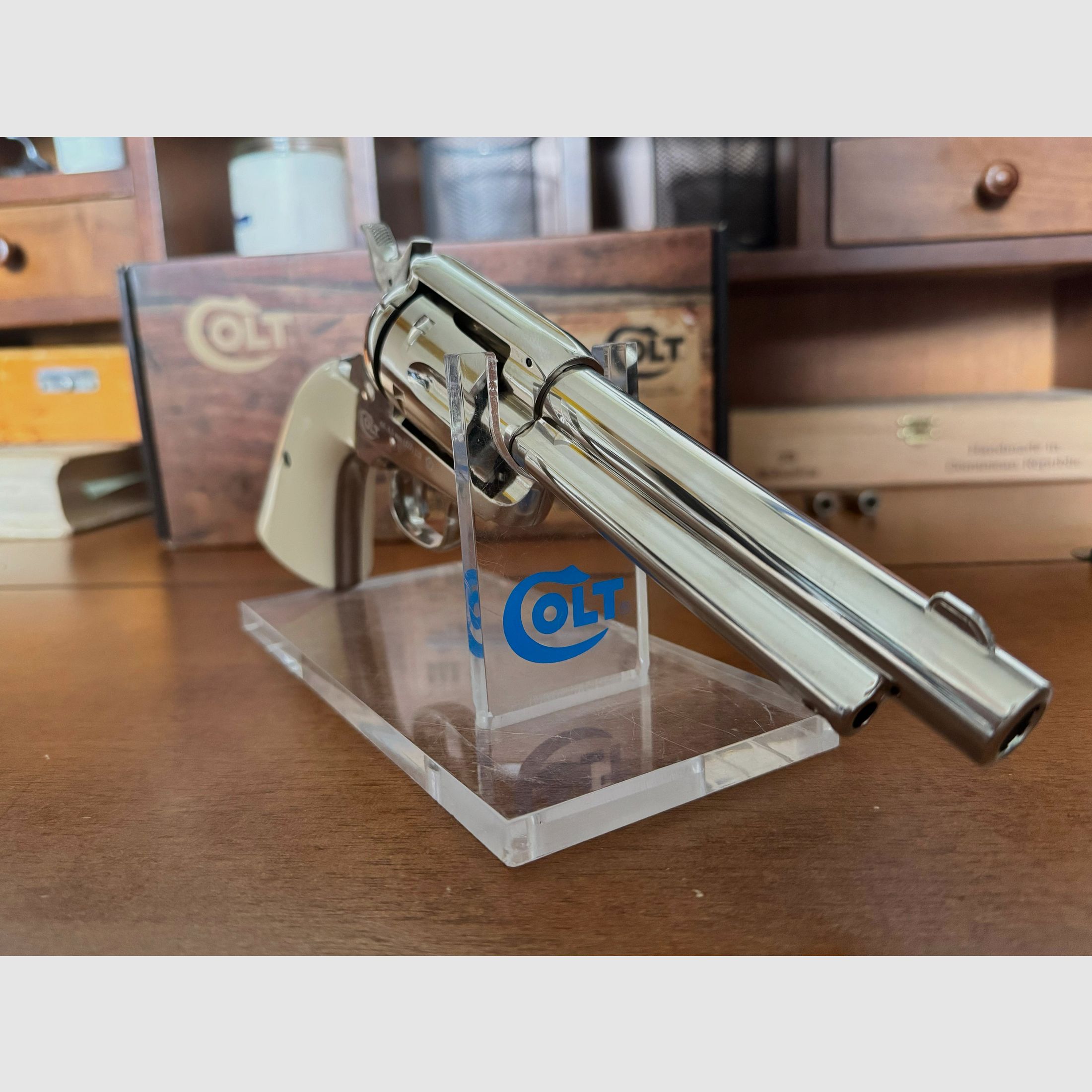 Umarex Legends Colt SAA Single Action Army 4,5mmBB CO2 Nickel Finish