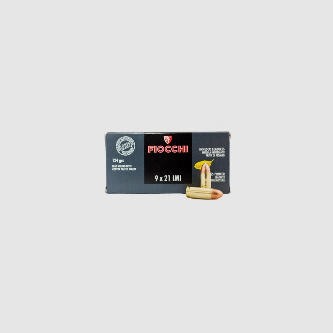 Kal. 9 x 21 FIOCCHI RNCP TOP TARGET 124 Grain Verpackung 50 St.