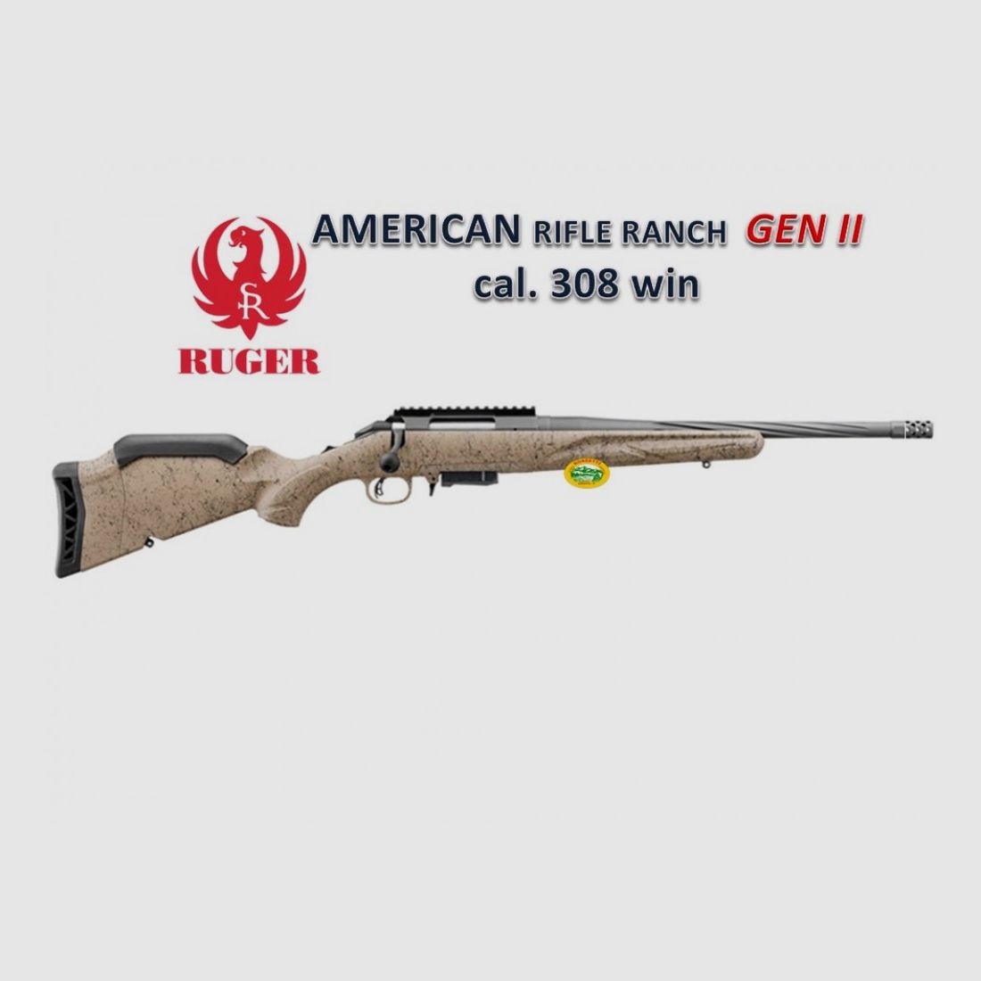 RUGER American Ranch Gen.II Kal.308 Win