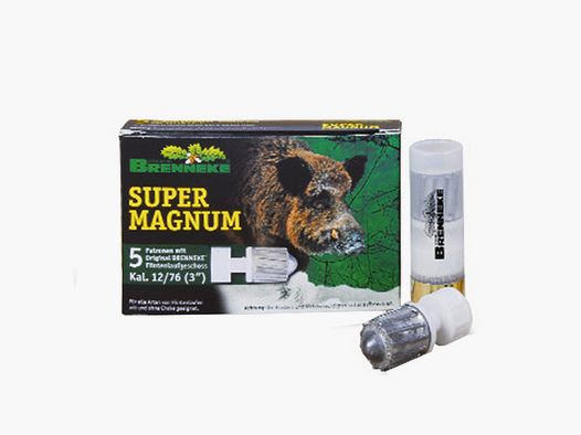 Brenneke Super Magnum .12/76 39g 5 cartucce