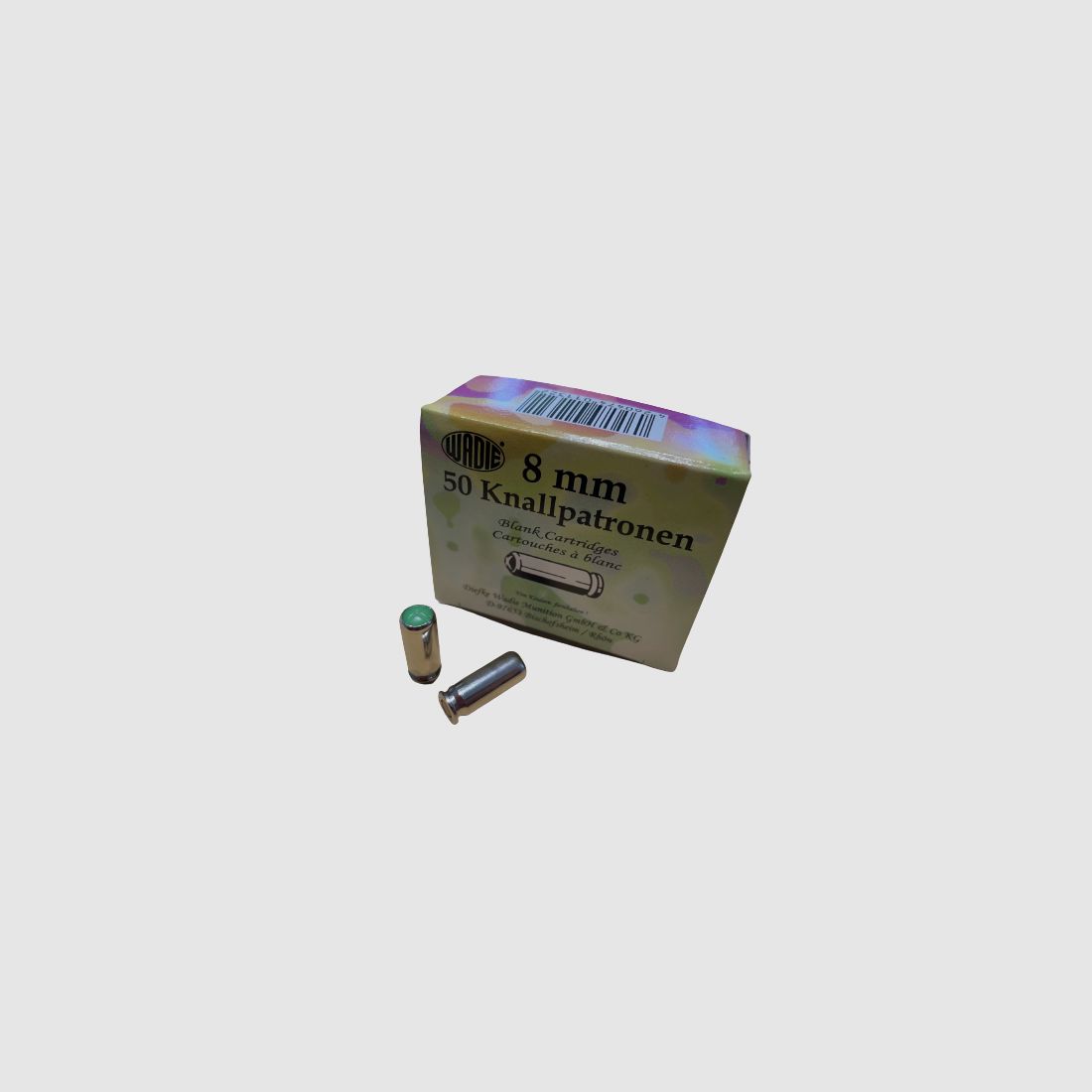 WADIE PLATZPATRONEN 8MM KNALL - 50 SCHUSS