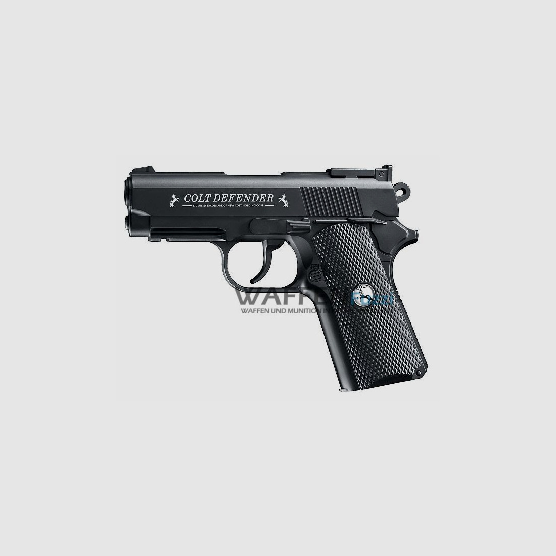 Colt Defender CO2 pistool 4,5 mm BB, zwart
