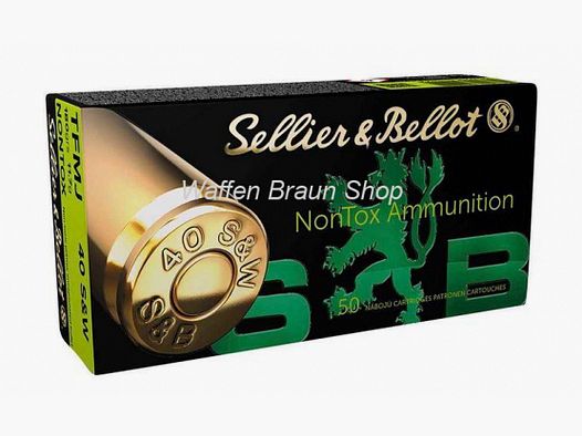 S+B .40S+W TFMJ NON-TOX 180grs. 50St