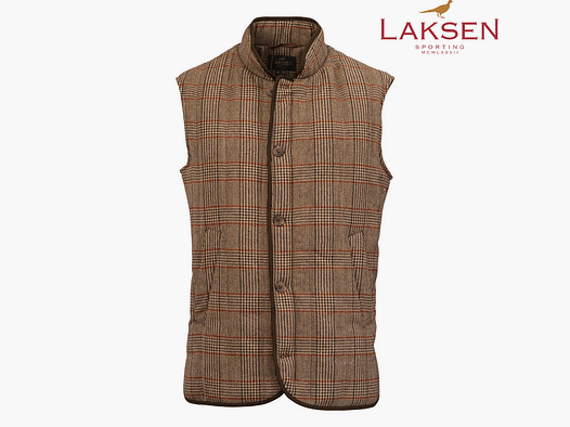 Gilet en tweed matelase cavendish laksen