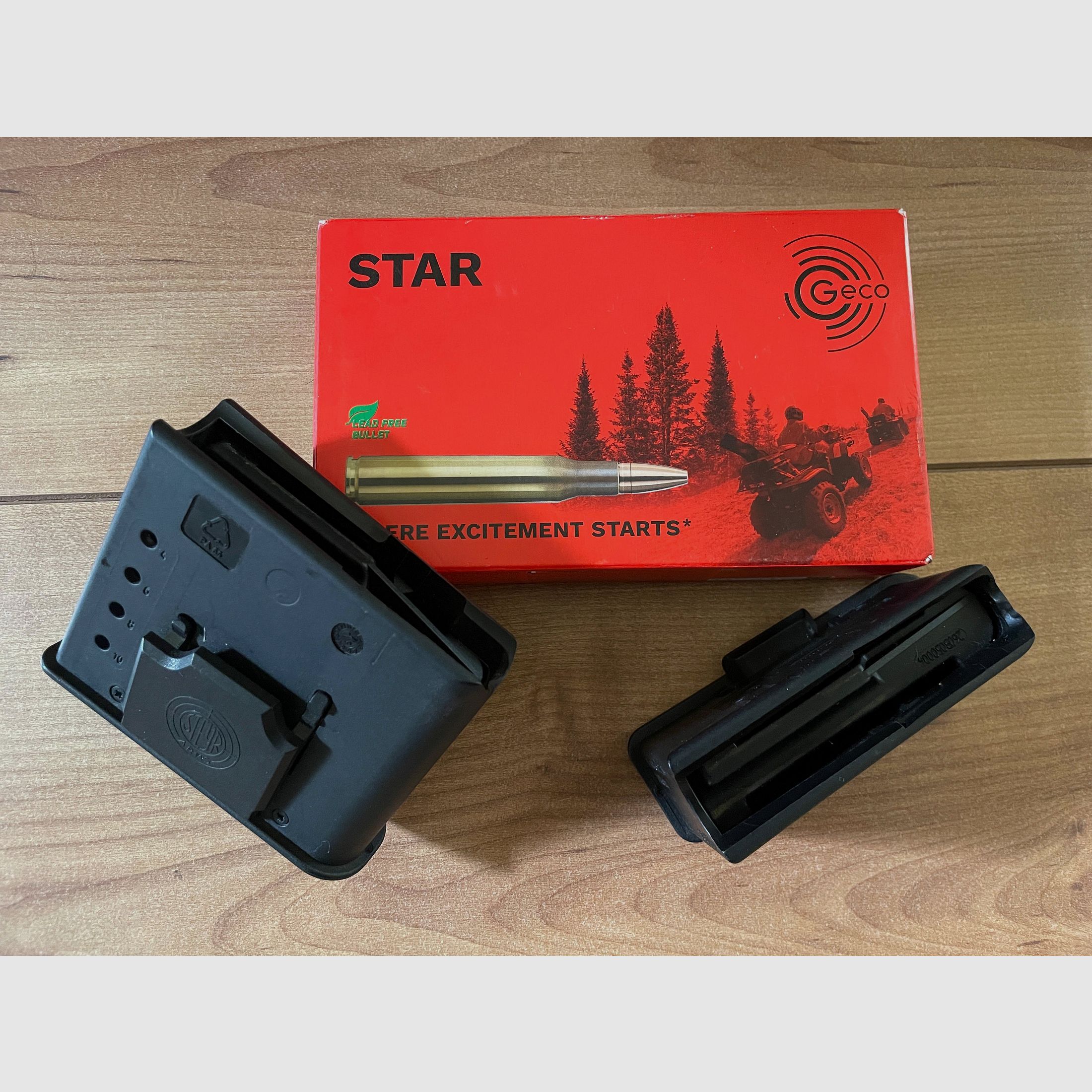 Steyr Mannlicher CL II 3006, warmtebeeld, geluiddemper 