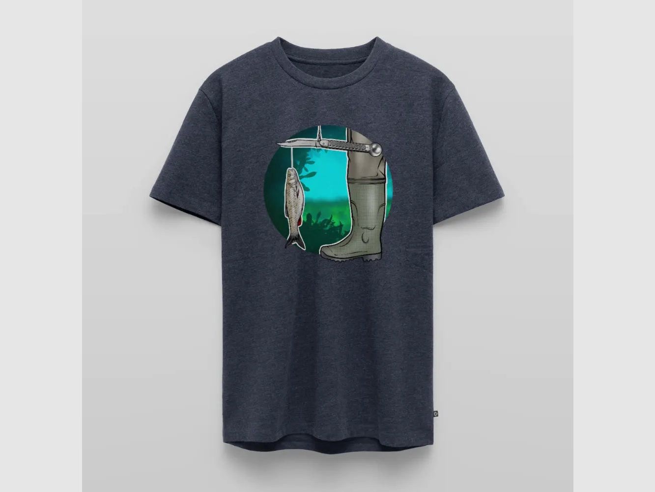 PUMA Heren Premium T-Shirt "Waagemesser – Petri Heil"
