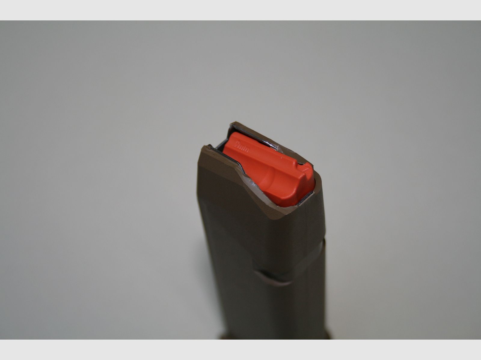 Chargeur Glock 19X. 17+2 FDE planchette orange, image 3 sur 3
