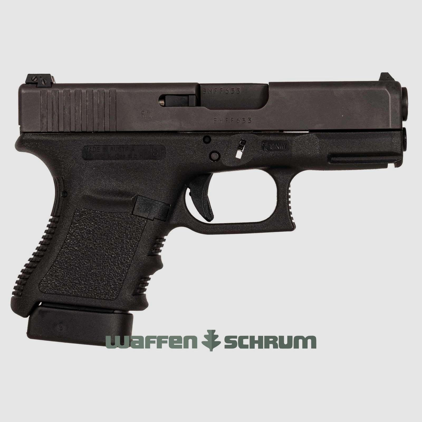 Glock 30 S Koffer, Ladehilfe, 2. Magazin, Bedienungsanleitung .45Auto