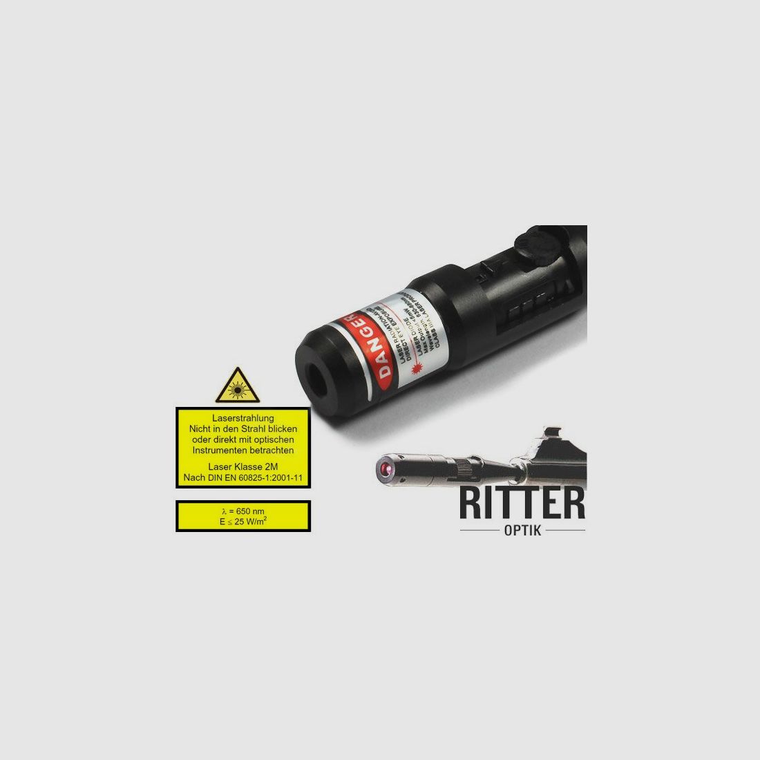 Der letzte RITTER Laser Schussprüfer Einschießhilfe für alle Kaliber Laser BoreSighter