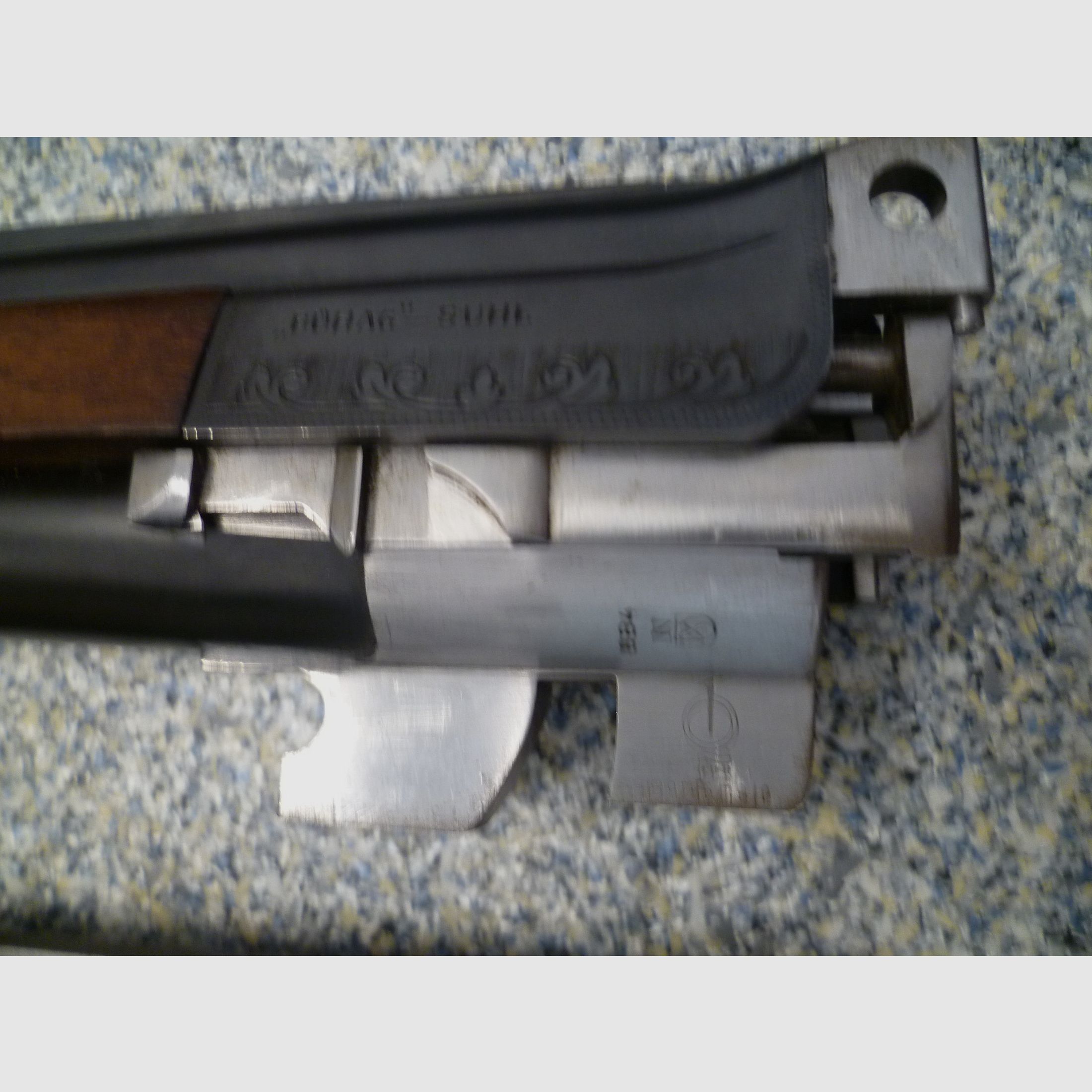 Bockbüchsflinte mit 2 BDF-Austauschläufen Merkel/Bühag/Adamy 8x57IRS & 12/70 sowie 12/70