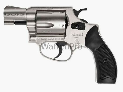 Weihrauch Schreckschuss Revolver HW37 Nickel