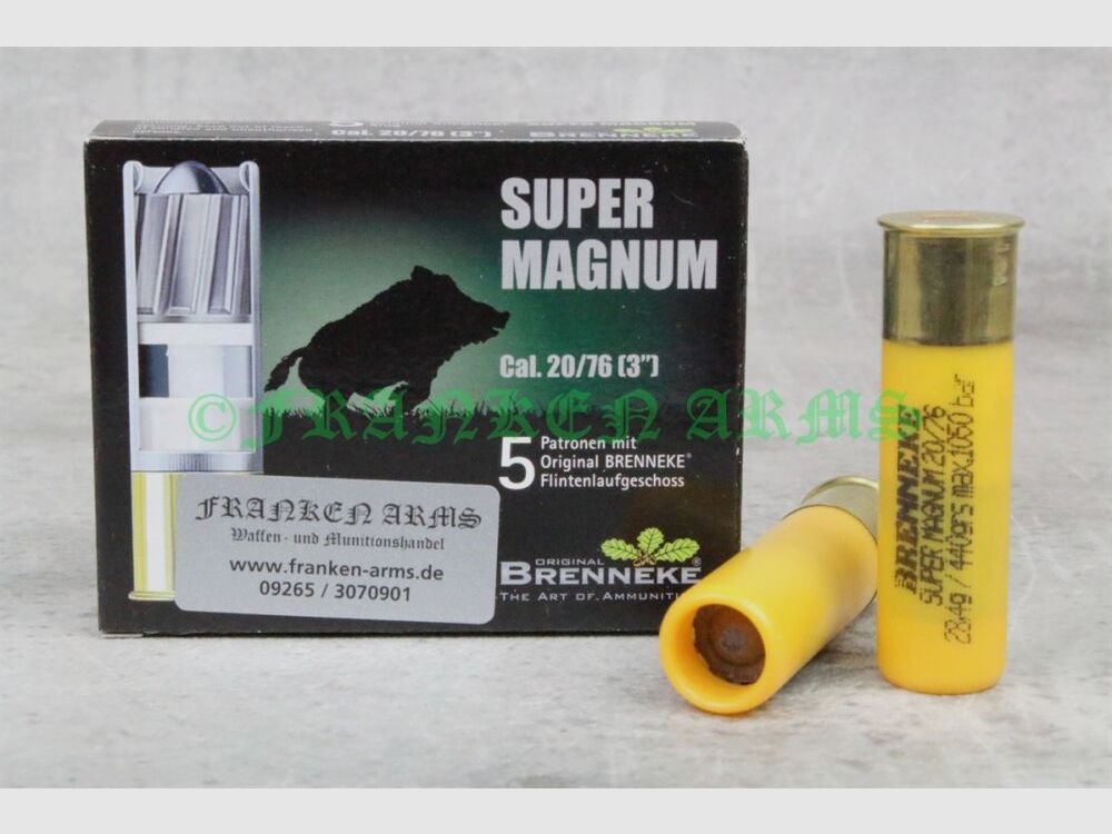 Brenneke Super Magnum 20/76 28,4g 5 sztuk ceny hurtowe
