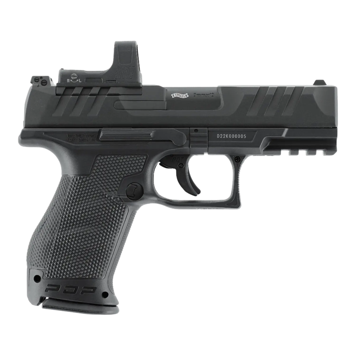 Walther PDP Compact 4" BLK SET CO2 Pistool 4,5 mm BB + RDS Red Dot, afbeelding 2 van 2