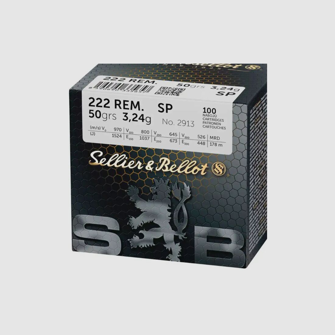 S&B 50gr / 3,24g Teilmantel SP 100Stk V335652