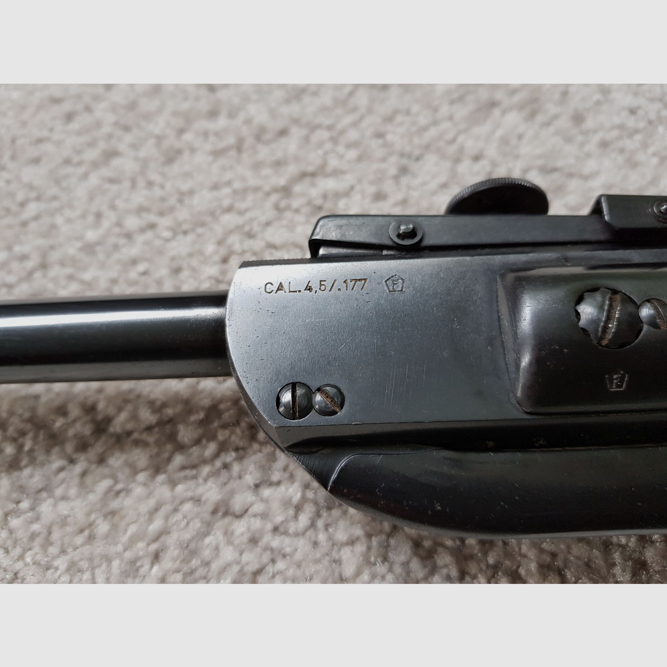 Diana Mod.5 pistola de aire y Diana Mod.35 rifle de aire con scope 4,5mm "F, imagen 4 de 9
