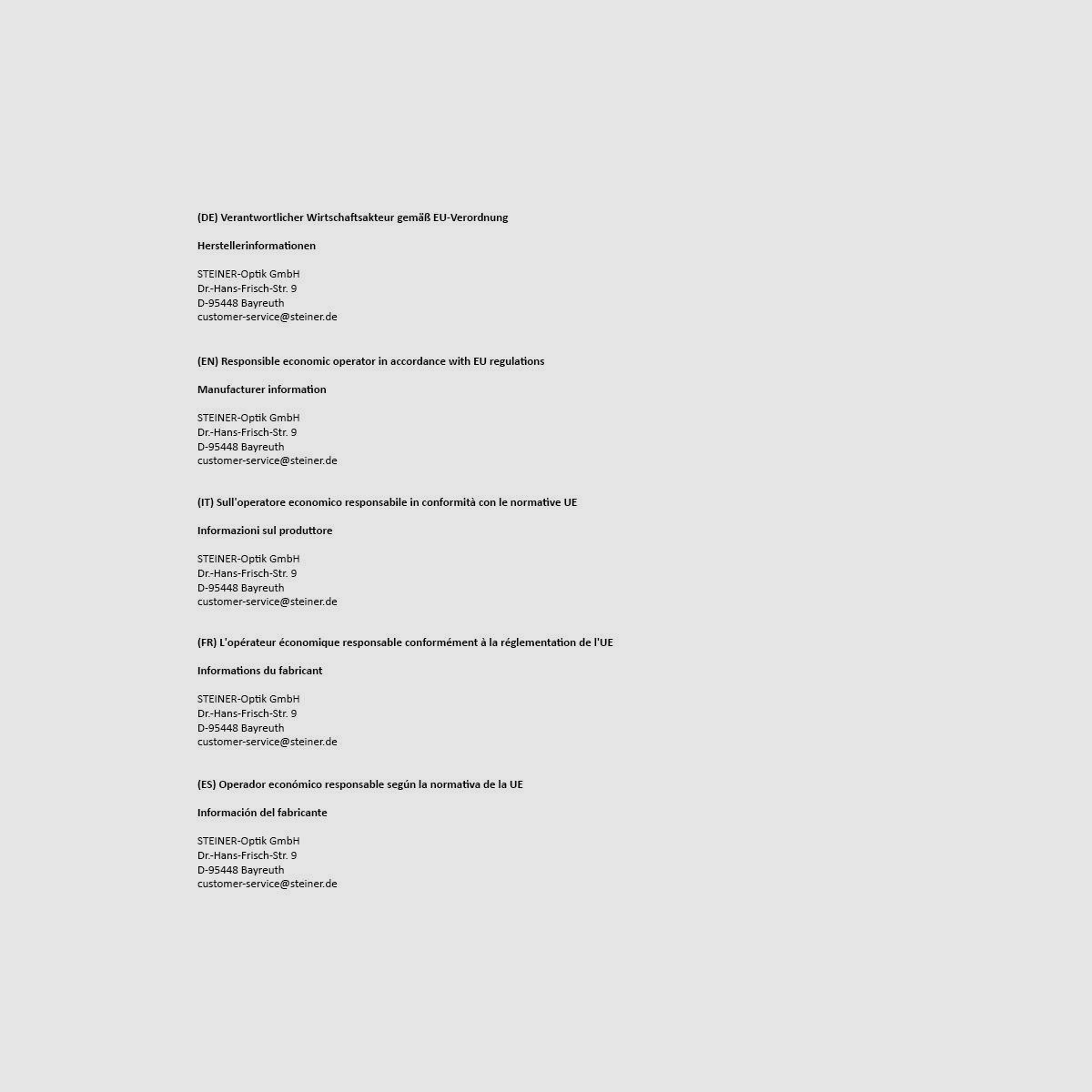 STEINER Binocolo Observer 10x42