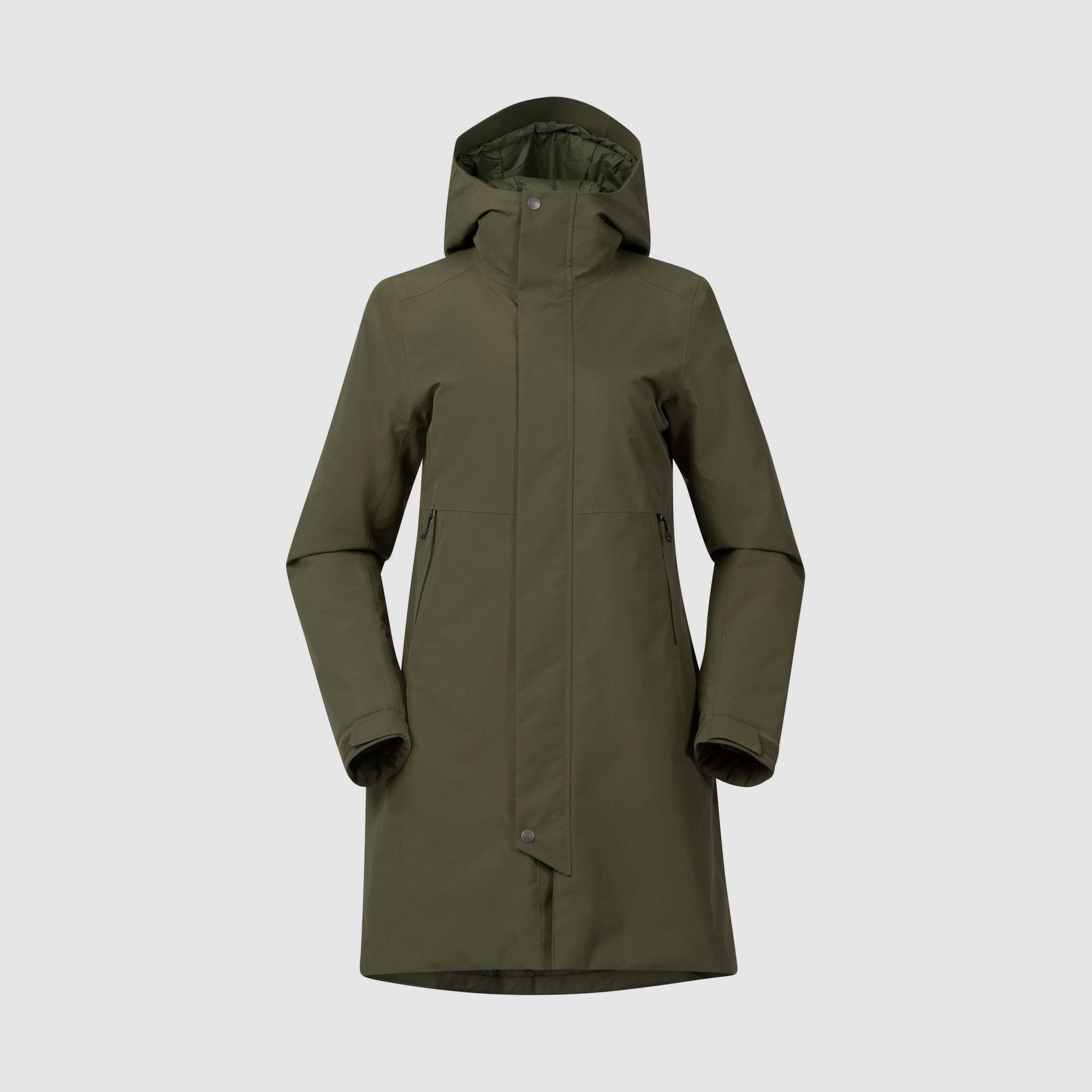 Bergans Oslo Geïsoleerde Hardshelljack Dames Donkergroen Modder M