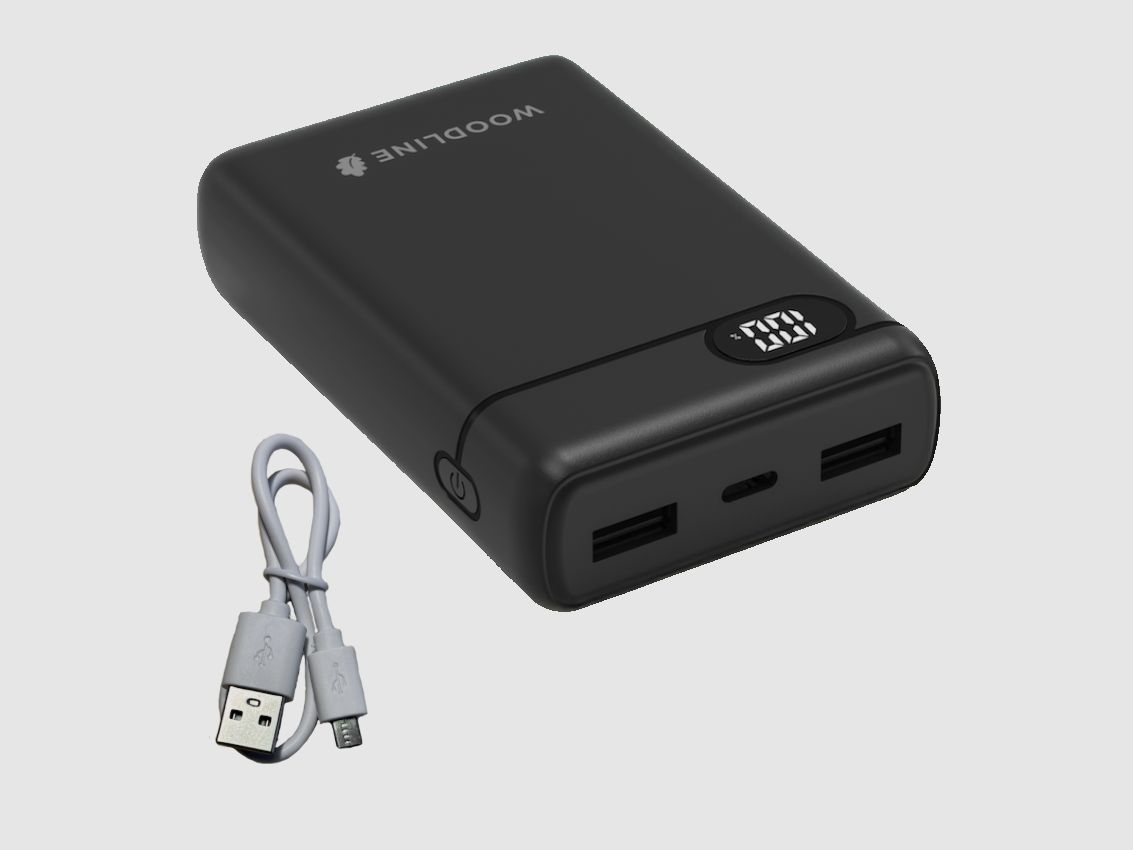 Woodline Powerbank 3,7V 10000mAh