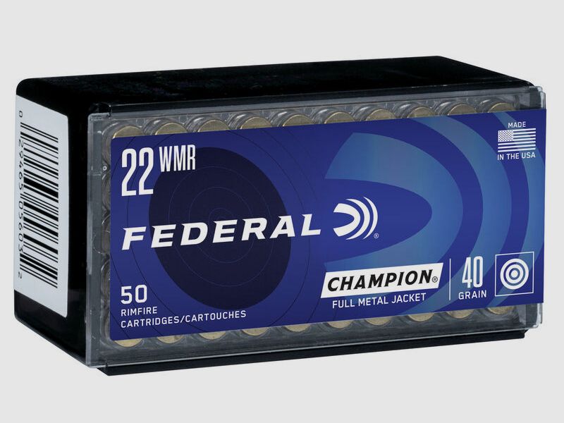 Federal Champion Training .22 Mag. 40GR FMJ 50 cartouches