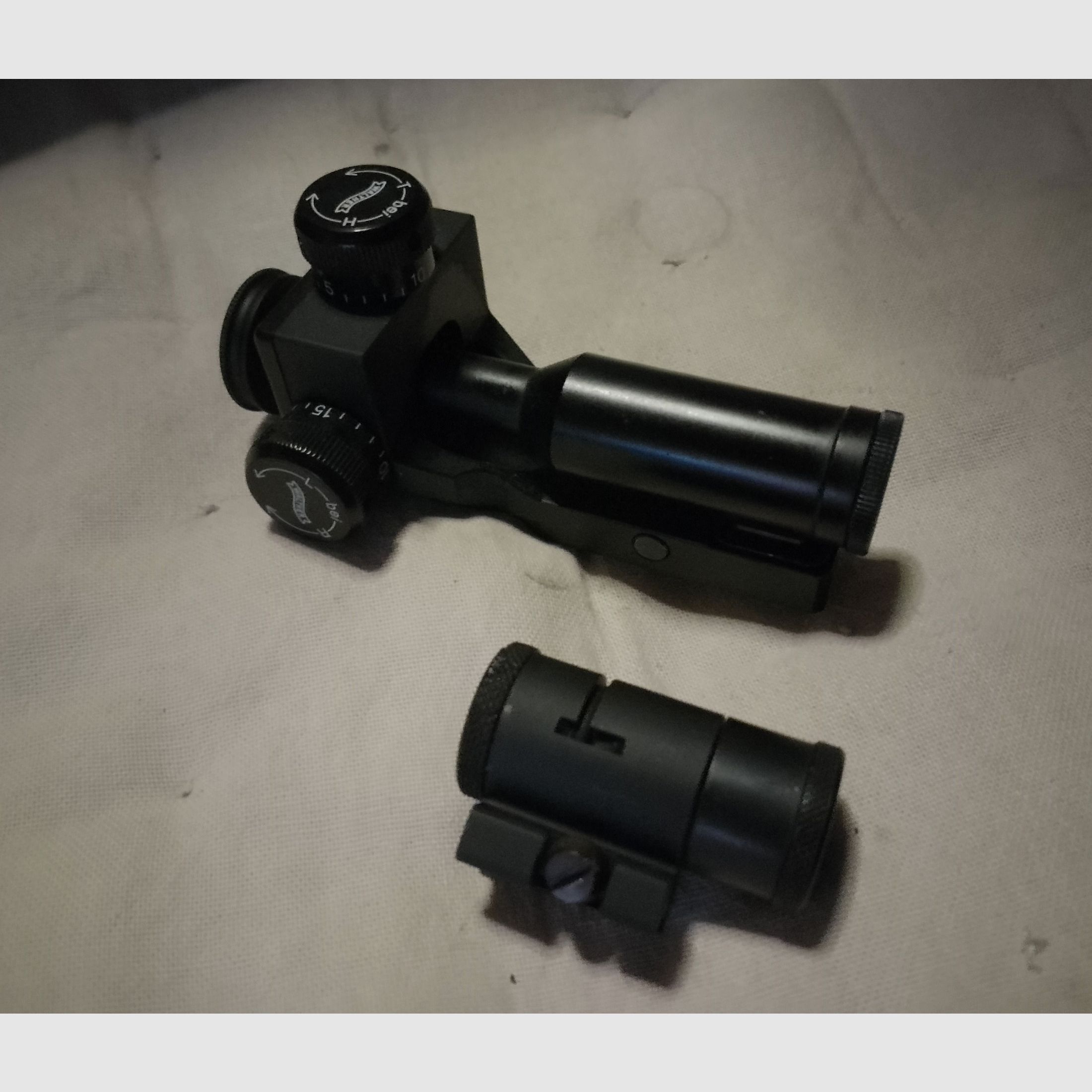 Diopter Walther lgm2 Klickverstellung lgm lgv mit Korntunnel klick Verstellung korn Tunnel Gewehr Match Luftgewehr  dioptervisierung