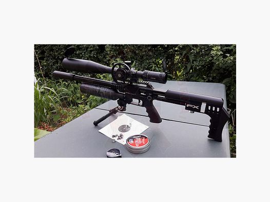 Zielfernrohrmontage Hawke Sidewinder + Zweibein für PCP FX Impact X Sniper 7.62