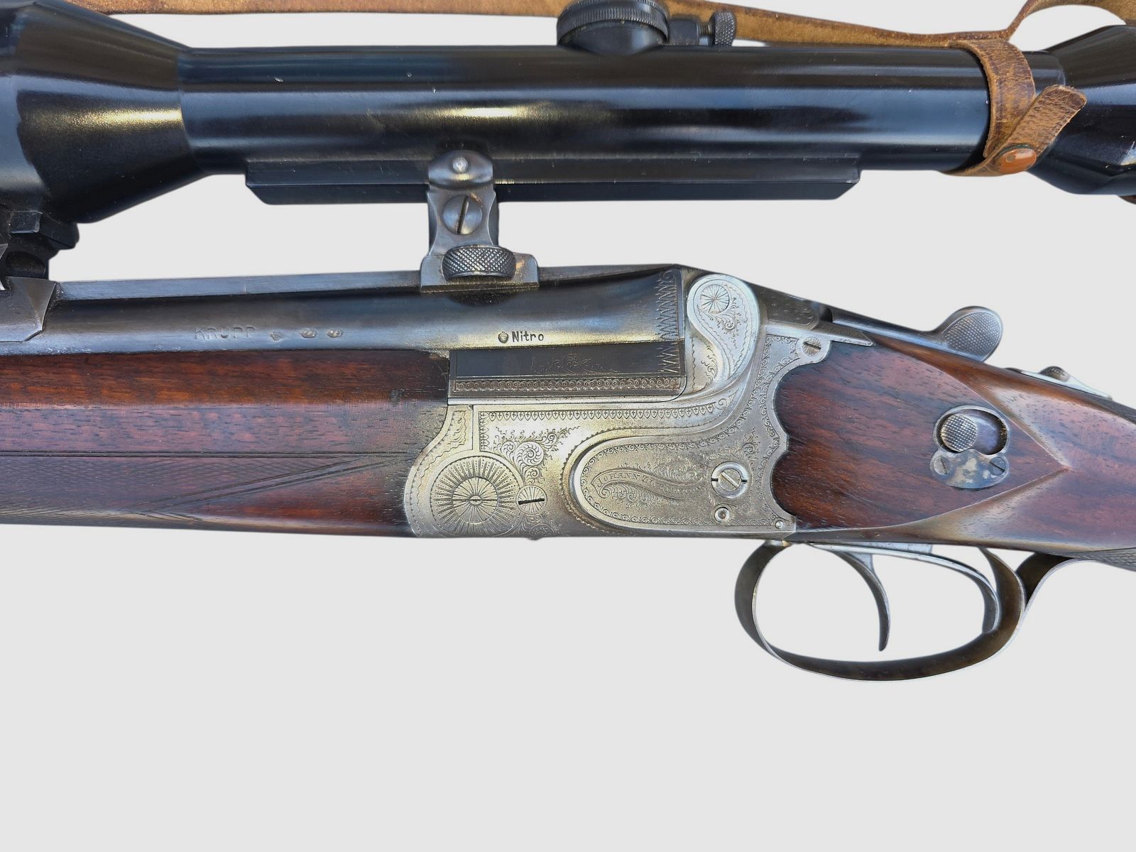 Büchsflinte superposé Krupp – Kaliber 16/65 & 8×57 JR + Zielfernrohr Zeiss x 6 (gebraucht), Bild 12 von 13