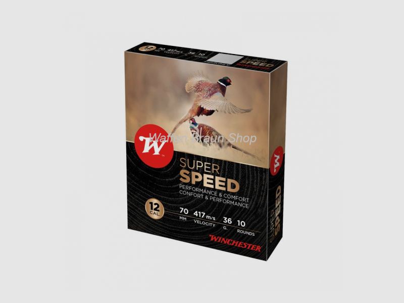 WinchesterSUP SPEED G2,12-70,20mm,36g,P4,10 Stück