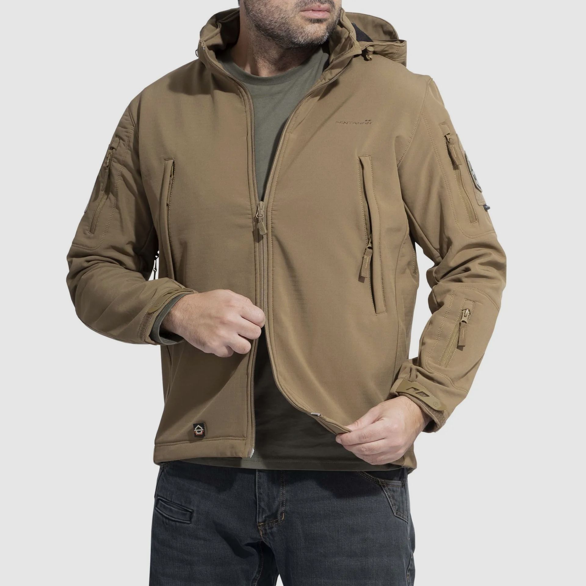 Artaxes softshelljack (Coyote) Pentagon, afbeelding 6 van 7