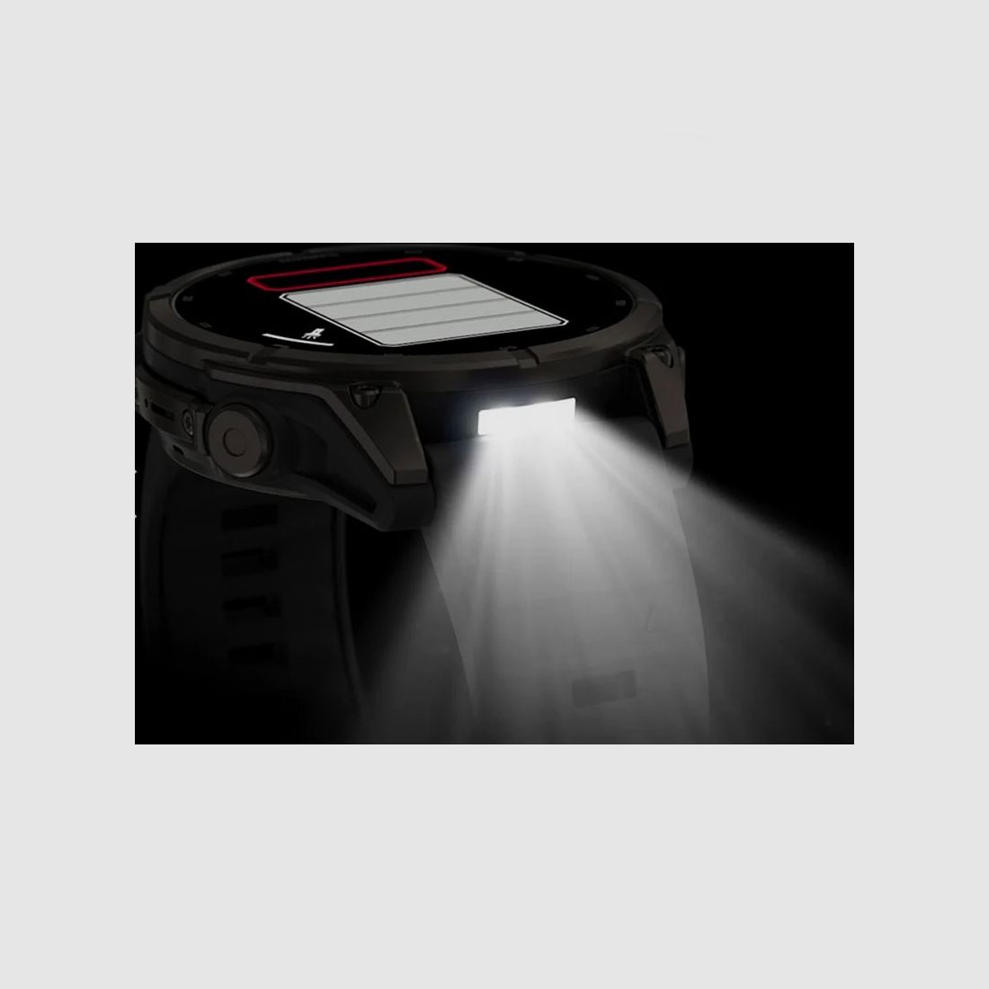 HORLOGE – GARMIN – FĒNIX® 9 | 47MM | DLC Carbon Gray-titanium met Black-siliconenband, afbeelding 8 van 13