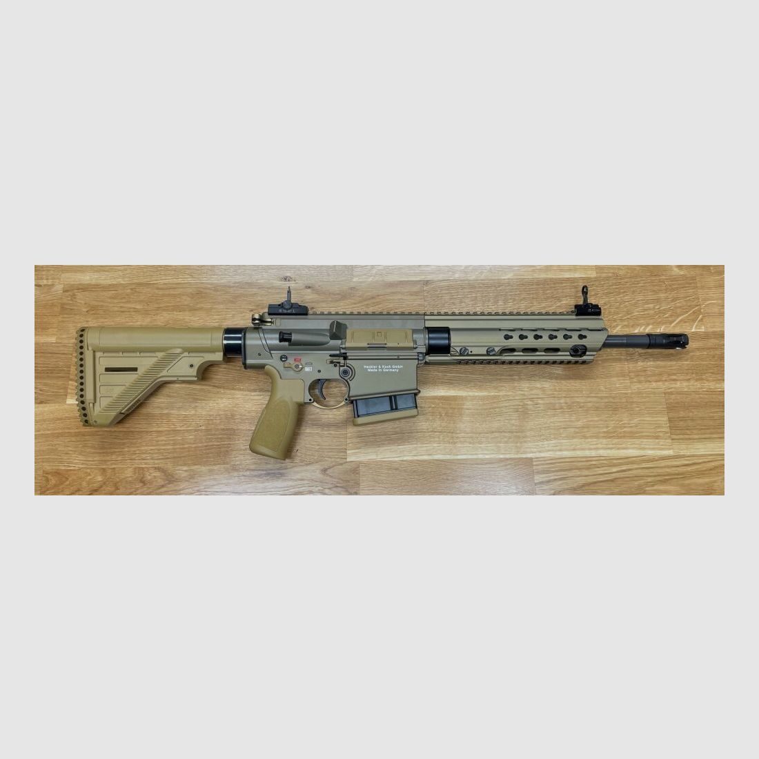 Heckler & Koch MR308 A3 13" - halbautom. Büchse .308 Win. Farbe sandfarben / RAL8000 - H&K MR 308 A3 - zivile Version des H&K 417