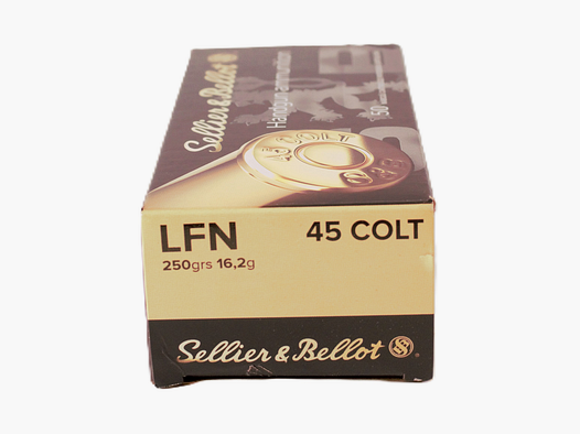 sellier & bellot 45 colt LFN 250 gr