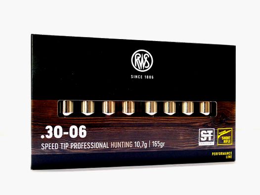 RWS .30-06 Speed Tip Pro Short Bar 10,7g/165grs Büchsenpatronen