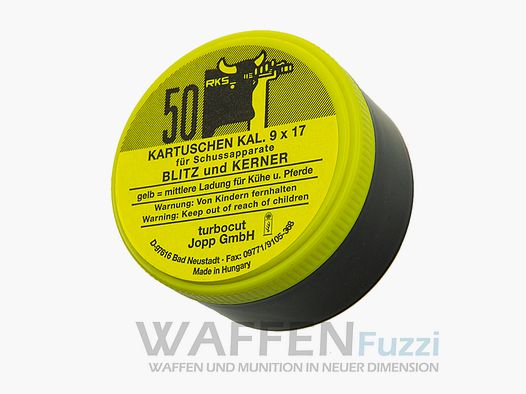 Kerner Viehbetäubungspatronen GELB Kaliber 9x17
