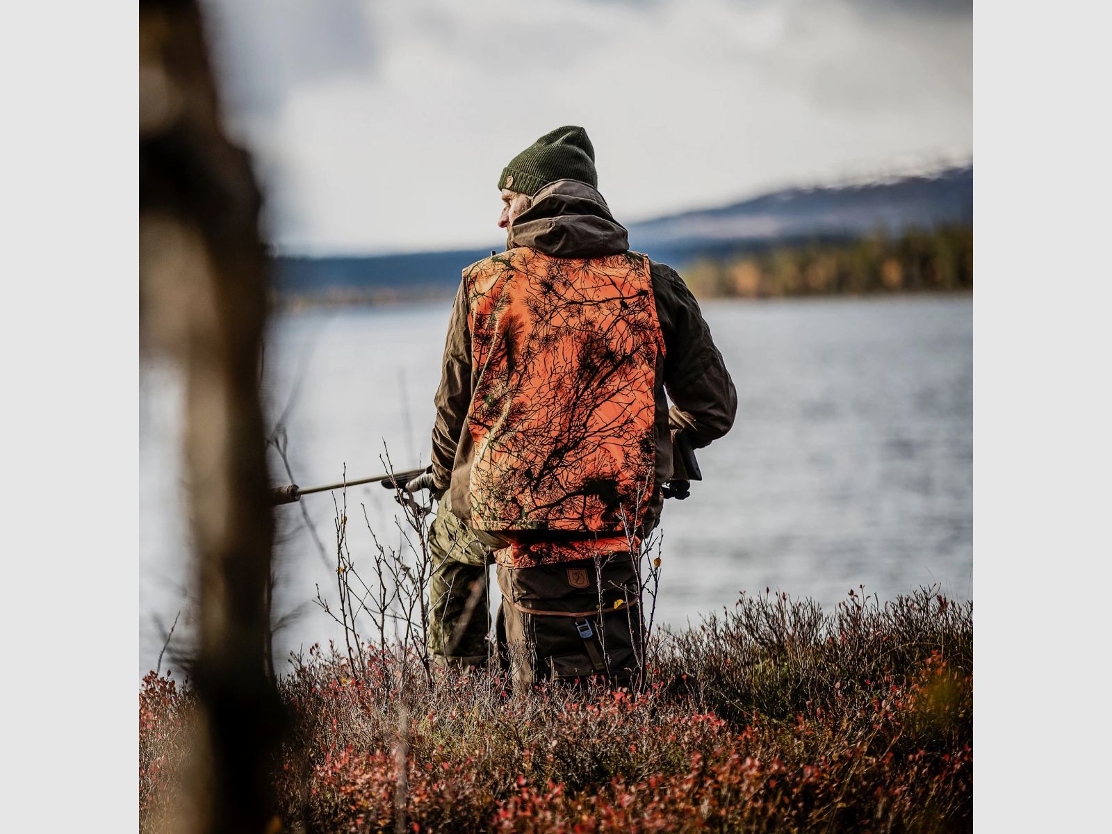 FJÄLLRÄVEN Singi Stubben Sitzrucksack Dark Olive