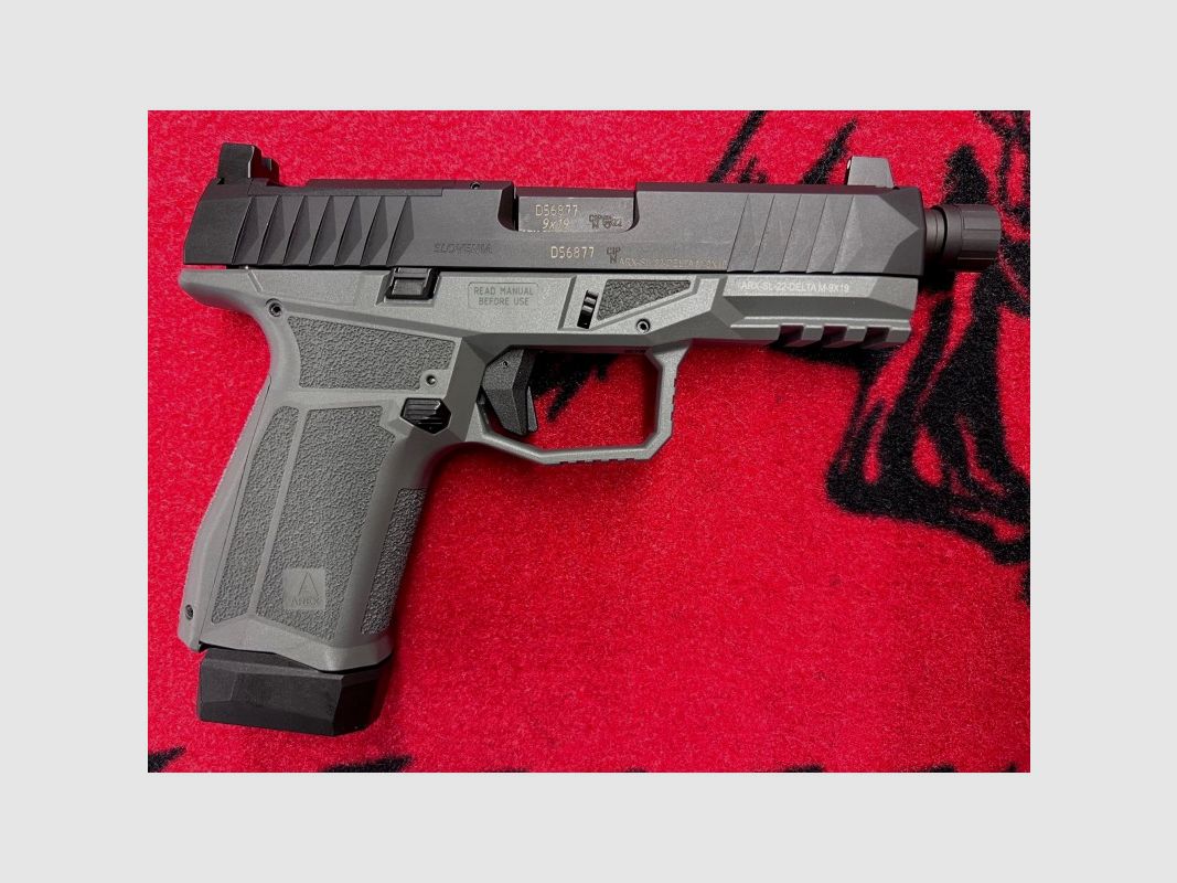 Arex Delta M Tactical Grau Gewinde 9 mm, Bild 2 von 3